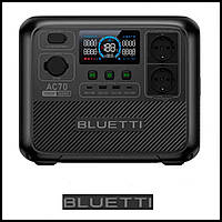 Портативная электростанция BLUETTI AC70 (1000 Вт, 768 Вт*ч) - Надежный источник энергии для дома и путешествий