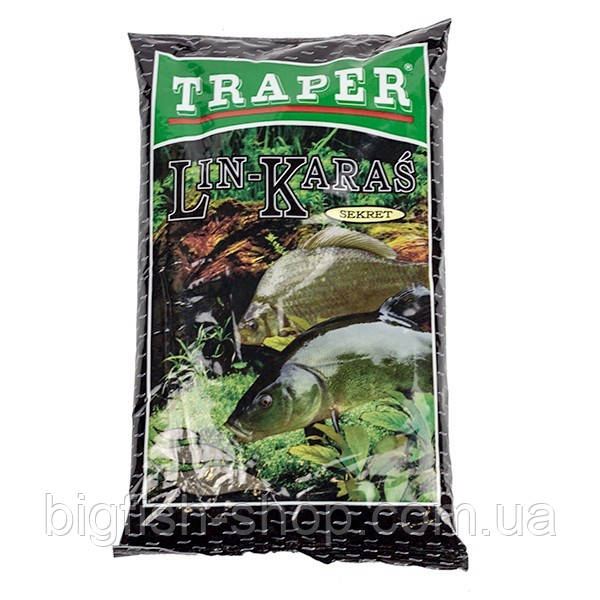 Прикормка рибальська Traper Sekret Lin'Karas Black