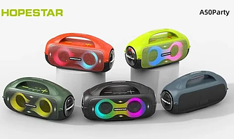 Портативна Bluetooth-колонка, (80W), Hopestar A50 PARTY, (з RGB-підсвіткою)