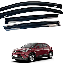 Дефлектори вікон (вітровики) до Toyota C-HR / IZOA 2018+ (Defl)