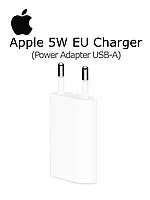 Зарядный блок Apple 5W USB адаптер питания компактное зарядное устройство для iPhone iPod AirPods безопасная зарядка