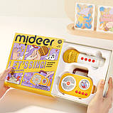 Портативна bluetooth колонка з караоке (жовта) MiDeer MD1600, фото 3