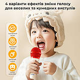 Портативна bluetooth колонка з караоке (жовта) MiDeer MD1600, фото 6