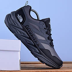 Розпродаж! Термо Зимові The North Face Чоловічі Кросівки черевики чорні з сірим 44(28 см)