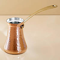 Турка zh для кави по турецьки луската 200 мл мідна для газової плити