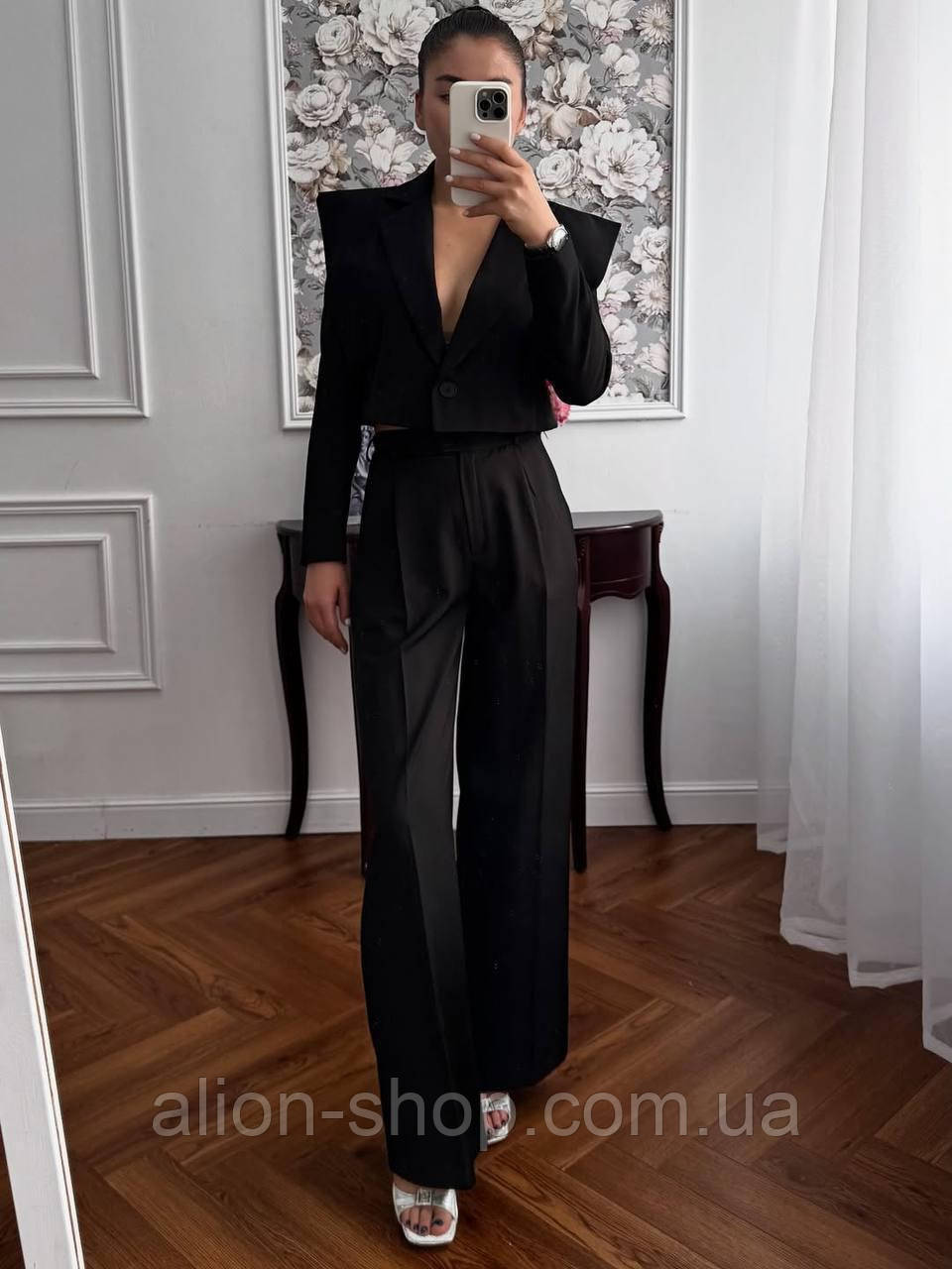 Жіночий стильний класичний костюм брючний новинка 2025, фото 1