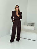 Жіночий стильний класичний костюм брючний новинка 2025, фото 3