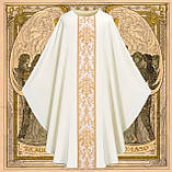 Костюм Святого Миколая накидка, костюм новорічний для привітань, пончо оверсайз, фото 2