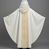 Костюм Святого Миколая накидка, костюм новорічний для привітань, пончо оверсайз, фото 3