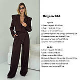 Жіночий стильний класичний костюм брючний новинка 2025, фото 5