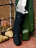 Тактичний ніж ручної роботи «Vortex #1» зі сталі 50Х14МФ/60 HRC., фото 6
