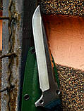 Тактичний ніж ручної роботи «Vortex #1» зі сталі 50Х14МФ/60 HRC., фото 2