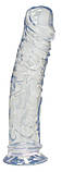 Прозорий фалоімітатор на присосці Crystal Clear Medium Dong — відчуй справжню насолоду! 🔮, фото 2