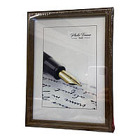 Фоторамка 15*21 см. Коричнева 1521-LA-103