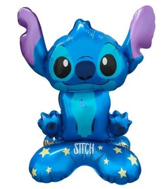 Фольгована фігурна куля "Стіч на підставці" , 55х47 см (Китай), фото 1