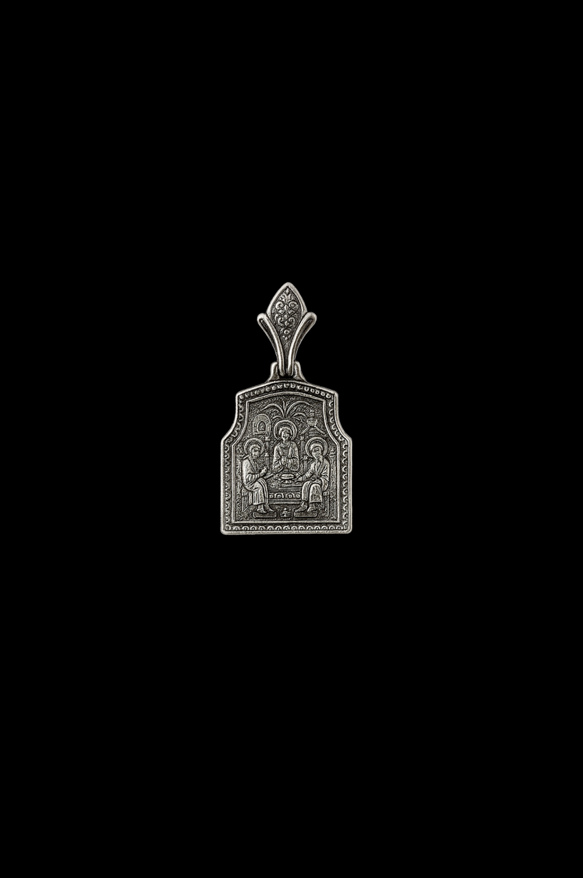 Чернена срібна ладанка — оберіг зі змістом, фото 1