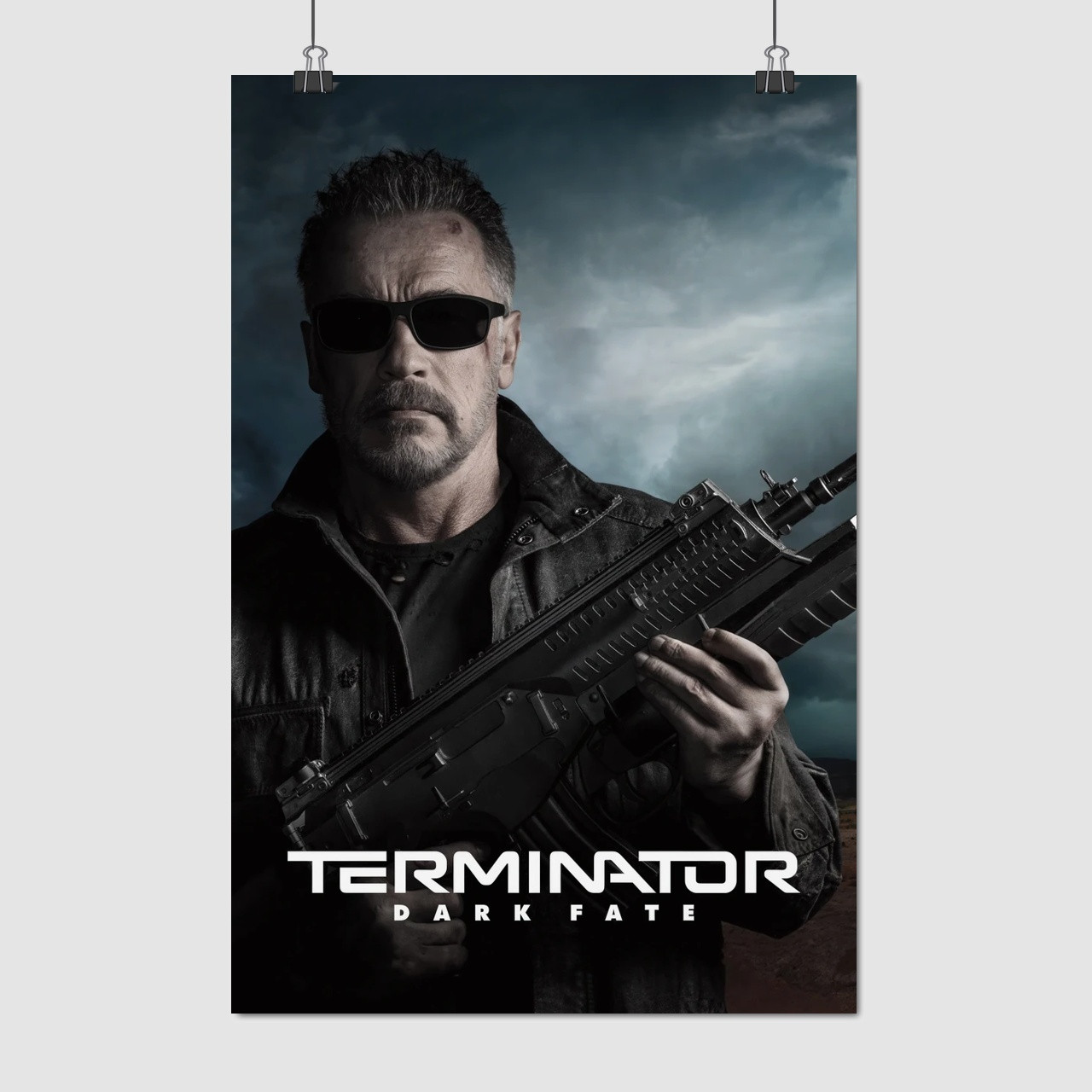 Плакат "Термінатор: Фатум, Арнольд Шварценеггер, Terminator: Dark Fate (2019)", 60×40см