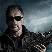 Плакат "Термінатор: Фатум, Арнольд Шварценеггер, Terminator: Dark Fate (2019)", 60×40см, фото 3