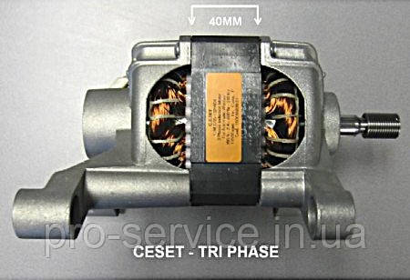 Електродвигун трифазний C00265827 для пральних машин Ariston