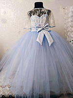 Сукня блакитного кольору для дівчинки 5-7 рочки