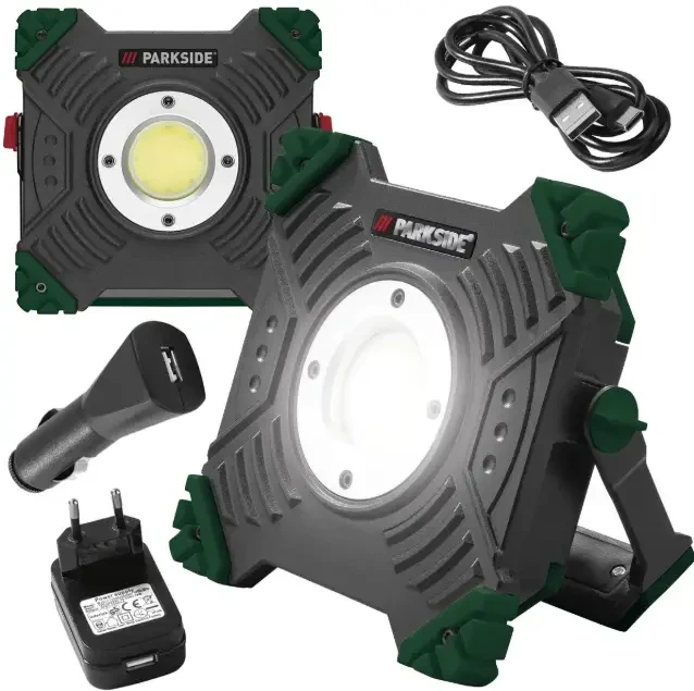 Лампа світодіодна з функцією USB powerbank Parkside Німеччина, фото 1