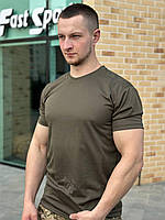 Брендова тактична футболка CoolMax хакі для активного відпочинку зручна нова