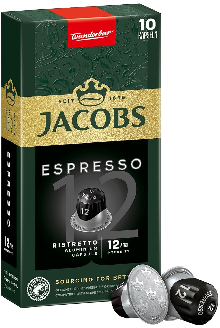 Кава в капсулах Nespresso Jacobs Espresso 12 Ristretto, фото 1