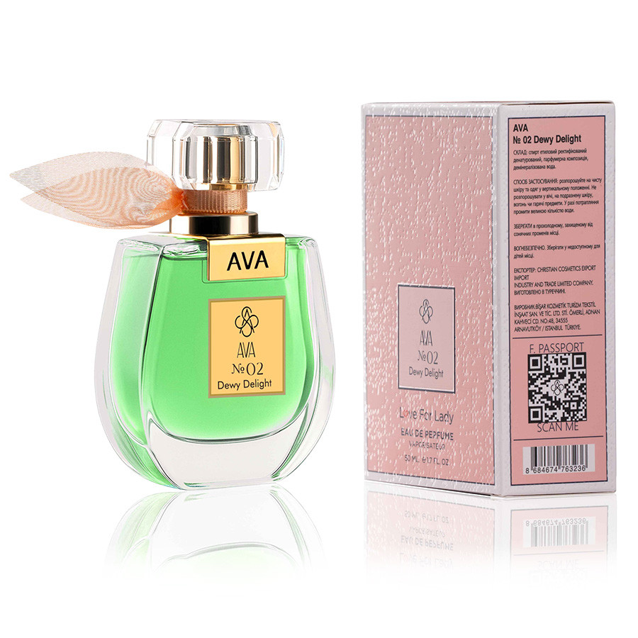 Парфумована вода для жінок Dewy Delight AVA LOVE 50 ml AL-02, фото 1