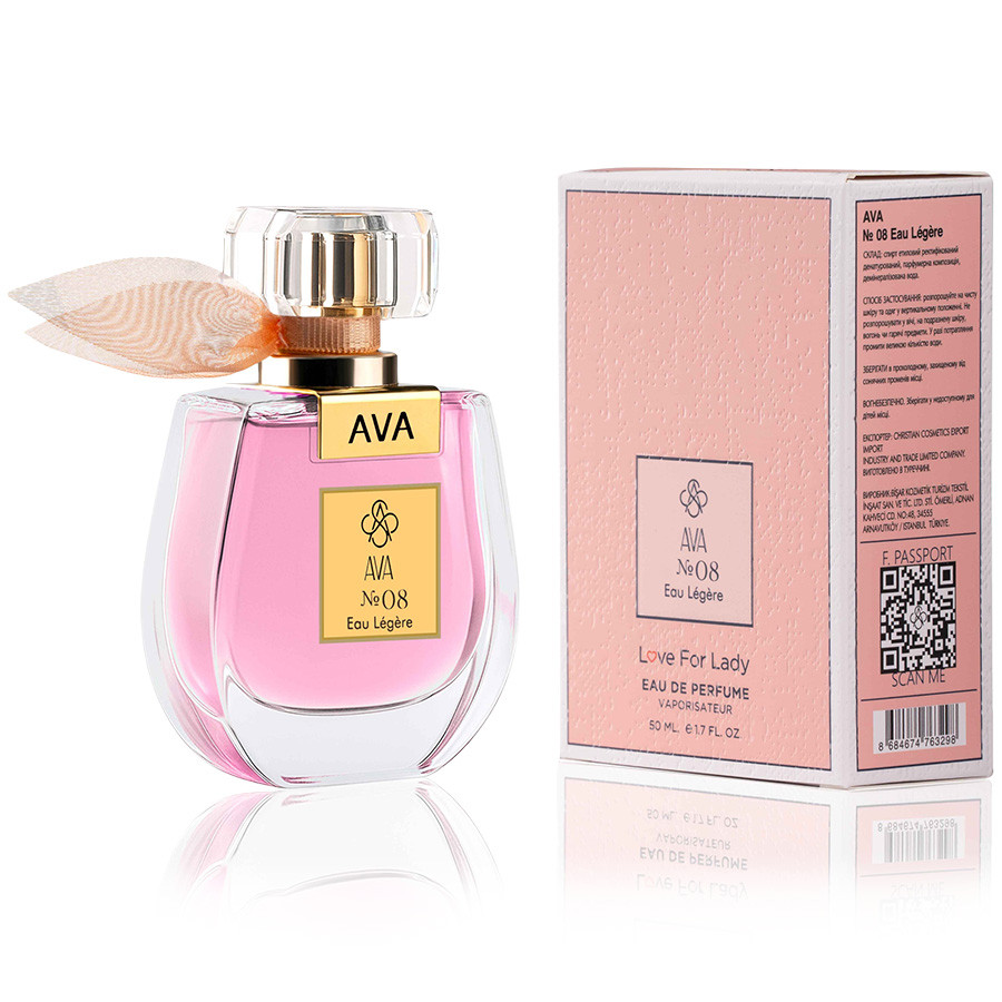 Парфумована вода для жінок Eau Légère AVA LOVE 50 ml AL-08, фото 1