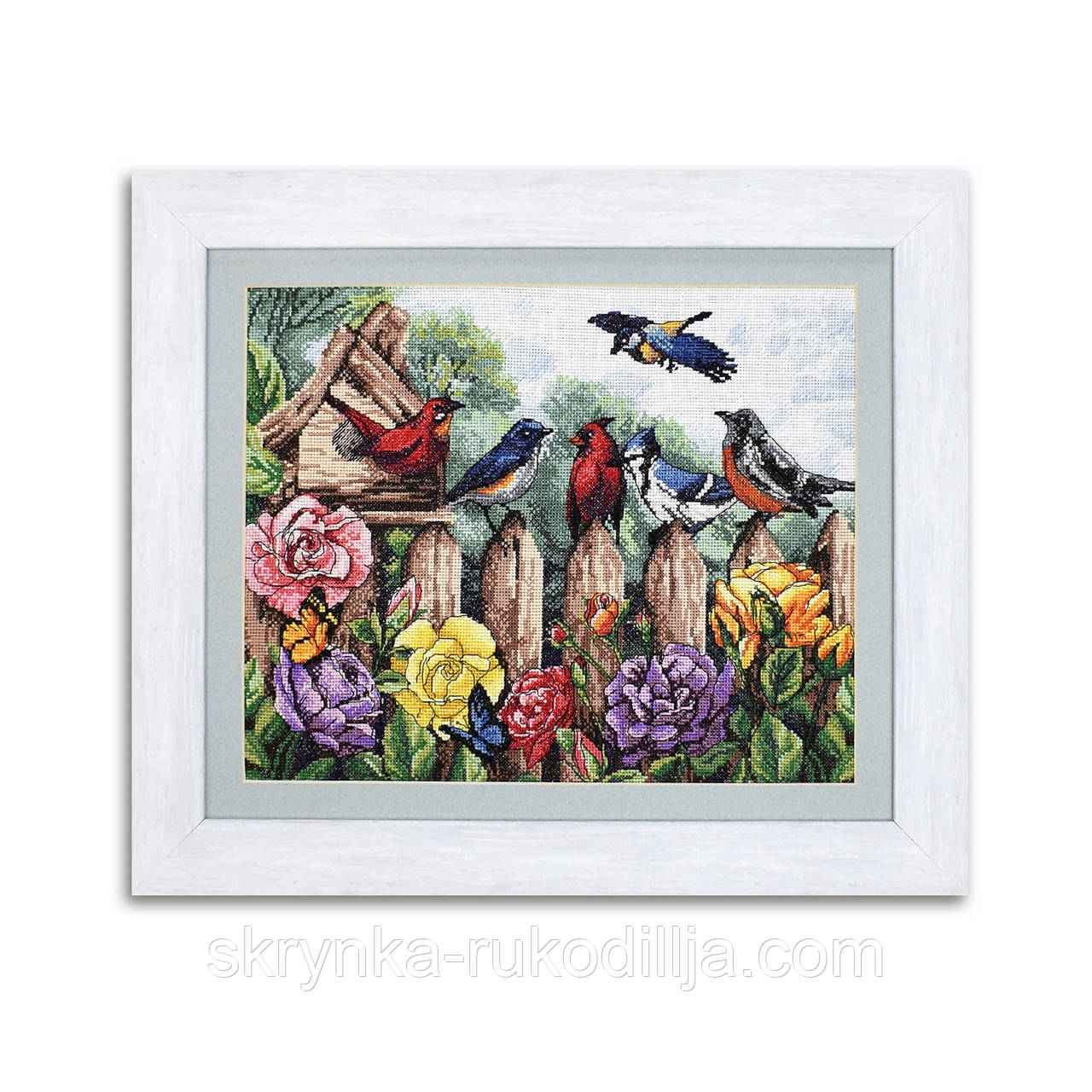 Набір для вишивки хрестиком 015 Симфонія саду (Кольорова)