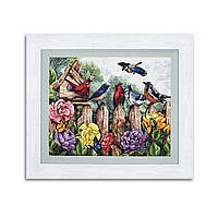 Набір для вишивки хрестиком 015 Симфонія саду (Кольорова)