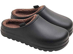 Сабо на хутрі р.42-45 чорний чоловічі (Пінка)/(6 пар) арт.НМ-147А ТМ GIPANIS