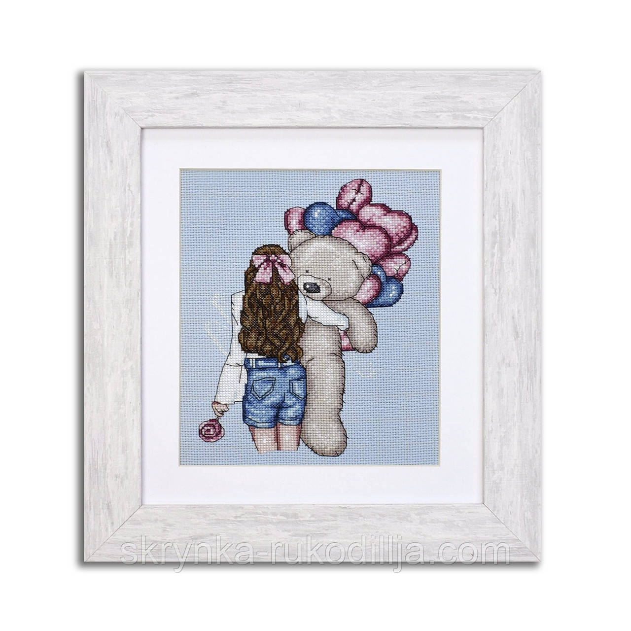 Набір для вишивки хрестиком 048 Плюшевий друг (Кольорова)