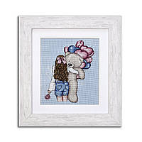 Набір для вишивки хрестиком 048 Плюшевий друг (Кольорова)