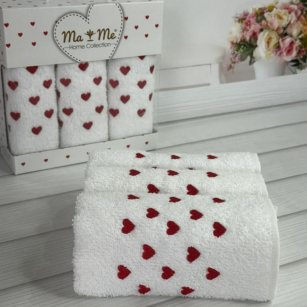 Бамбукові рушники для кухні 50х30см, 3шт/уп, Mame Heart / Набір рушників / Кухонні рушники, фото 1