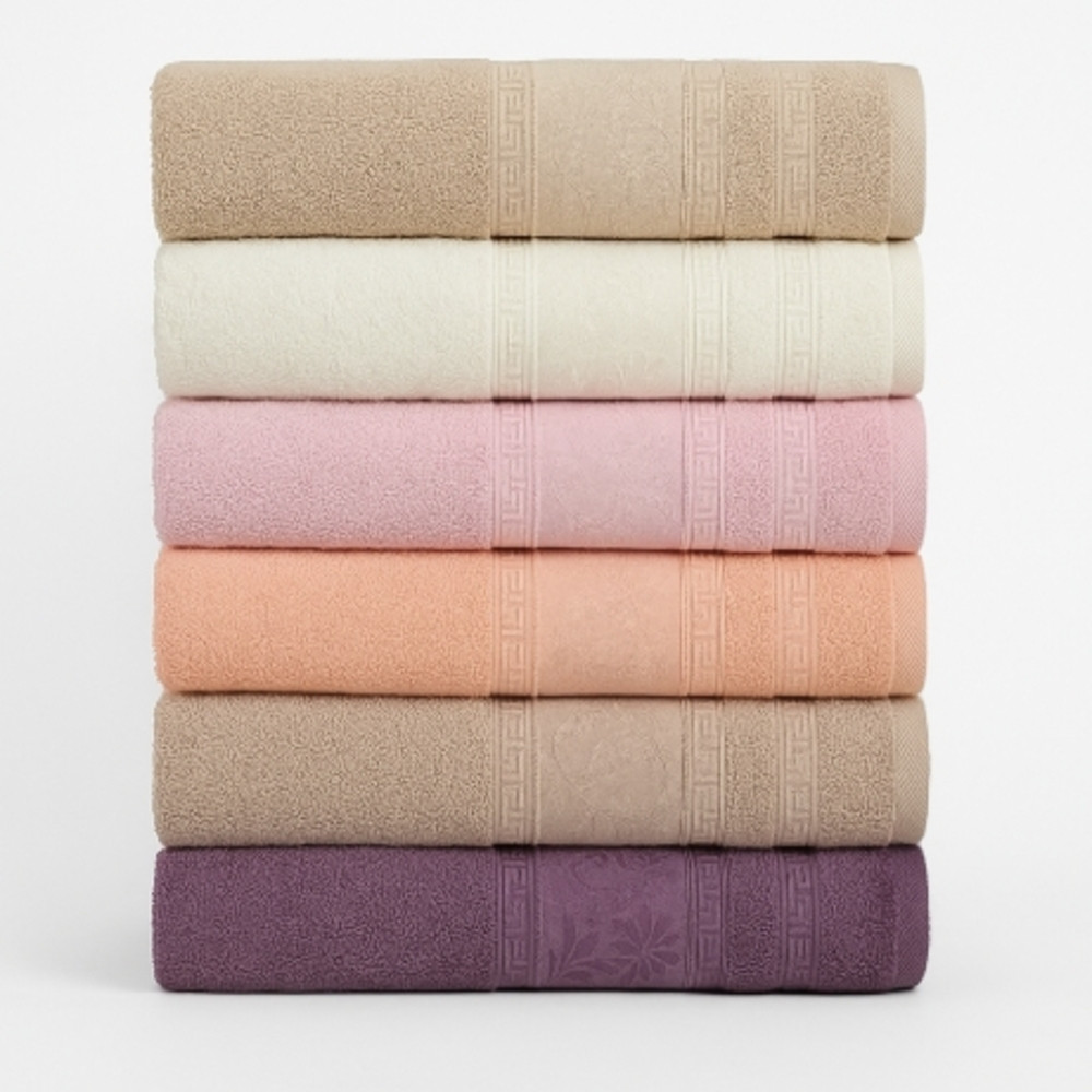 Набір рушників Carmen 70х140 см, 6 шт Sweet Dream / М’які махрові рушники / Турецькі рушники, фото 1