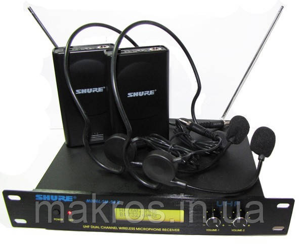 Бездротовий наголовний радіомікрофон на базі SHURE SM58