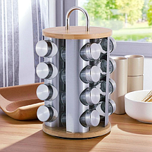 Набір ємностей для спецій Kamille 17 пр. KM-7044