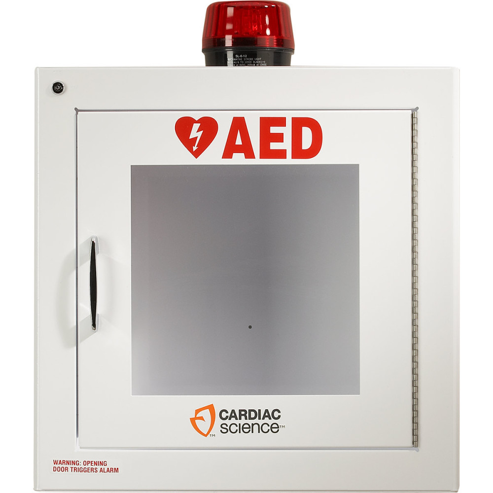 Шафа до дефібрилятора Cardiac Science PowerHeart для настінного монтажу з замком та сигналізацією