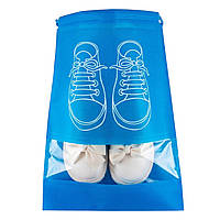 Чохол для зберігання та перевезення взуття Shoe Bag на затяжках, з віконцем 32 х 44 см (WW58742-4)