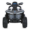 Дитячий електроквадроцикл Fast Beach Car 4WD (сірий колір, фарба) на пульті керування, фото 3