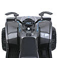 Дитячий електроквадроцикл Fast Beach Car 4WD (сірий колір, фарба) на пульті керування, фото 5