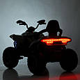 Дитячий електроквадроцикл Fast Beach Car 4WD (сірий колір, фарба) на пульті керування, фото 8