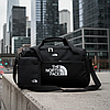 Чоловіча спортивна сумка The North Face чорна для тренувань сумка жіноча TNF міська дорожня міська для спортзалу, фото 2
