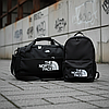 Чоловіча спортивна сумка The North Face чорна для тренувань сумка жіноча TNF міська дорожня міська для спортзалу, фото 4