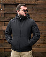 Зимова чоловіча куртка НН чорна ПП8130