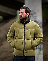Чоловіча зимова куртка tetrapack олива ПП8136