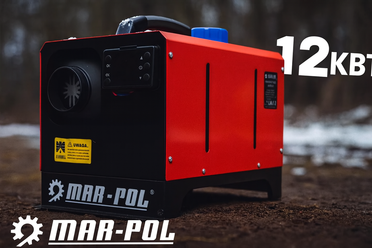 Дизельний автономний обігрівач MAR POL M80951 12кВт вебасто для авто кемпера гаража фургона