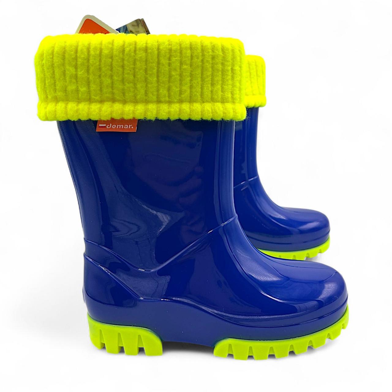 Дитячі гумові чоботи для хлопчика Demar 22-27р, фото 1