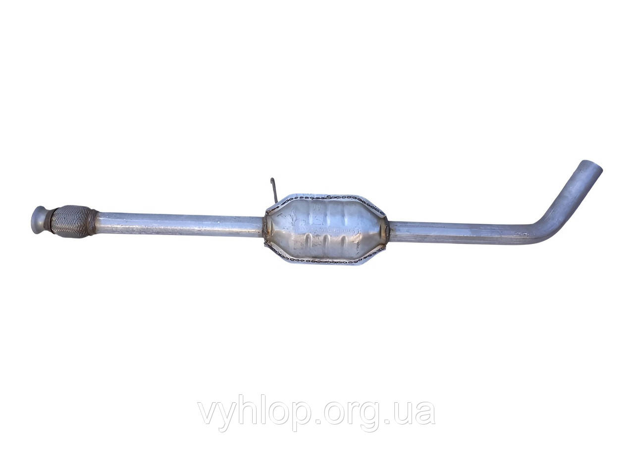 Резонатор Рено Меган (Renault Megane) 1.6 i Coupe kat 95-99 (21.68) Polmostrow алюминизированный